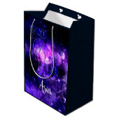 (占星術の)十二宮図: 牡羊座 ミディアムペーパーバッグ (裏面アングル)