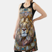 〔占星術の〕十二宮図 – 獅子レオ エプロン (インサイチュ)