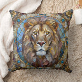 〔占星術の〕十二宮図 – 獅子レオ クッション (ブランケット)