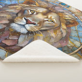 〔占星術の〕十二宮図 – 獅子レオ シェルパブランケット (3/4)