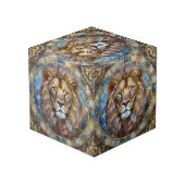 〔占星術の〕十二宮図 – 獅子レオ フォトキューブ (裏面アングル)