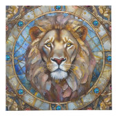 〔占星術の〕十二宮図 – 獅子レオ フォトキューブ (正面)
