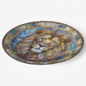 〔占星術の〕十二宮図 – 獅子レオ ペーパープレート (アングル)