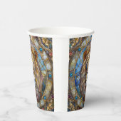 〔占星術の〕十二宮図 – 獅子レオ 紙コップ (右)