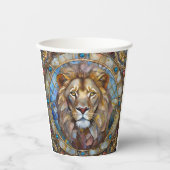 〔占星術の〕十二宮図 – 獅子レオ 紙コップ (正面)