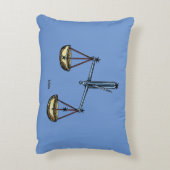 (占星術の)十二宮図: 色の天秤座 アクセントクッション (裏面(縦))