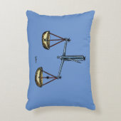 (占星術の)十二宮図: 色の天秤座 アクセントクッション (正面(垂直))