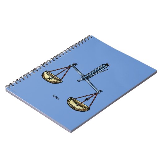 (占星術の)十二宮図: 色の天秤座 ノートブック (左側)