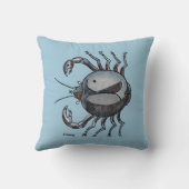 (占星術の)十二宮図: 色の蟹座 クッション (裏面)