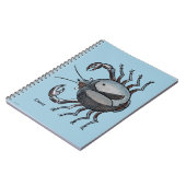 (占星術の)十二宮図: 色の蟹座 ノートブック (左側)