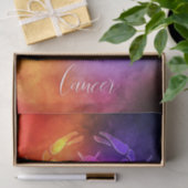 (占星術の)十二宮図: 蟹座カラフルなキャンデー色 薄葉紙 (ギフト)