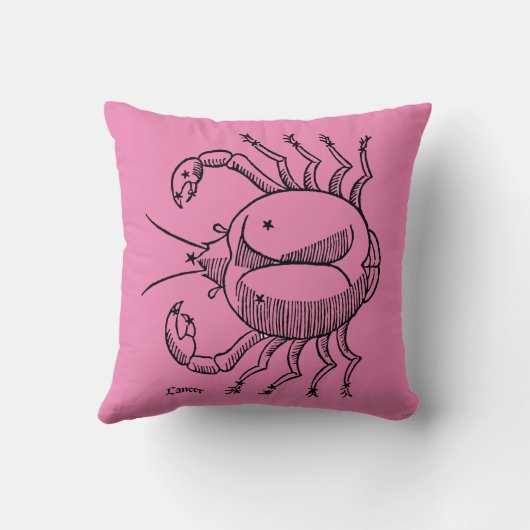 (占星術の)十二宮図: 蟹座1482年 クッション (裏面)