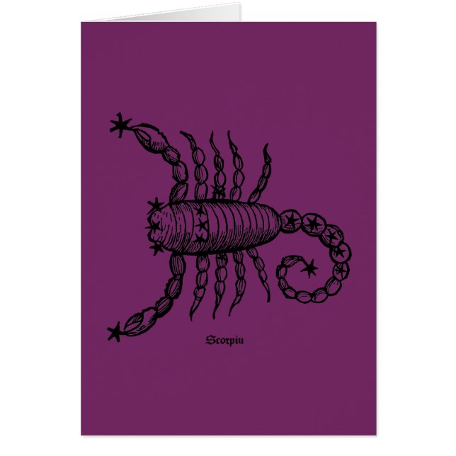 (占星術の)十二宮図: 蠍座1482年 (正面)