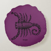 (占星術の)十二宮図: 蠍座1482年 ラウンドクッション (裏面)