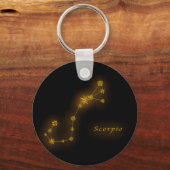 〔占星術の〕十二宮図-蠍座 キーホルダー (正面)