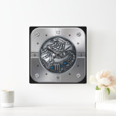 〔占星術の〕十二宮図～蠍座～天測～西洋占星術～ スクエア壁時計 (ホーム)