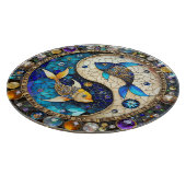 〔占星術の〕十二宮図 – 魚座フィッシュインとヤン カッティングボード (角)