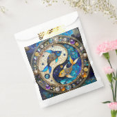 〔占星術の〕十二宮図 – 魚座フィッシュインとヤン フェイバーバッグ (封をした状態)