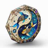 〔占星術の〕十二宮図 – 魚座フィッシュインとヤン フォトブロック (左)