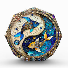 〔占星術の〕十二宮図 – 魚座フィッシュインとヤン フォトブロック