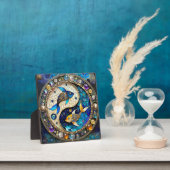 〔占星術の〕十二宮図 – 魚座フィッシュインとヤン フォトプラーク (インサイチュ)