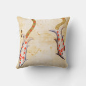 (占星術の)十二宮図: 魚類、C1350 クッション (裏面)