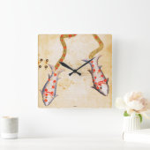 (占星術の)十二宮図: 魚類、C1350 スクエア壁時計 (ホーム)