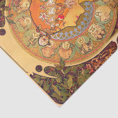 〔占星術の〕十二宮図, 1896 by Alphonseミュシャ 薄葉紙 (詳細)