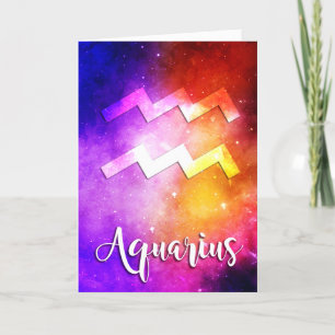 〔占星術の〕十二宮図: Aquarius宇宙飴 カード