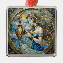 〔占星術の〕十二宮図- Aquarius The Water Bearer