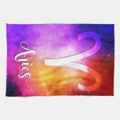 〔占星術の〕十二宮図: Aries宇宙キャンディ キッチンタオル (横)