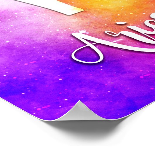 〔占星術の〕十二宮図: Aries宇宙キャンディ ポスター (角)