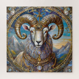 〔占星術の〕十二宮図- Aries The Ram ジグソーパズル