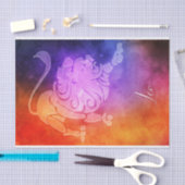 〔占星術の〕十二宮図: Leo カラフル Candy Colors 薄葉紙 (クラフト)