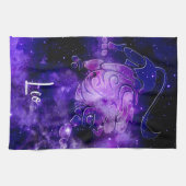 〔占星術の〕十二宮図: Leo キッチンタオル (横)