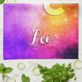 〔占星術の〕十二宮図: Leo Candy宇宙 キッチンタオル (折り畳み)
