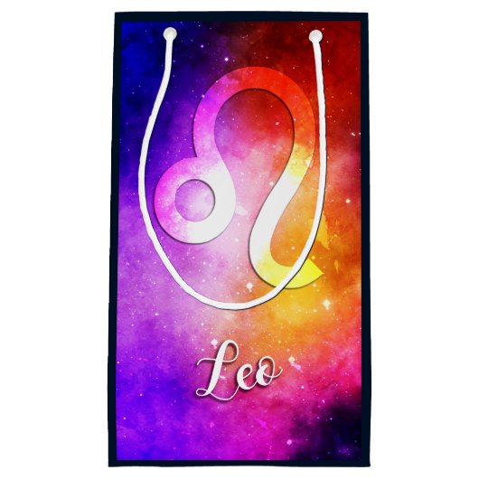 〔占星術の〕十二宮図: Leo Candy宇宙 スモールペーパーバッグ (正面)