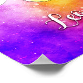 〔占星術の〕十二宮図: Leo Candy宇宙 ポスター (角)