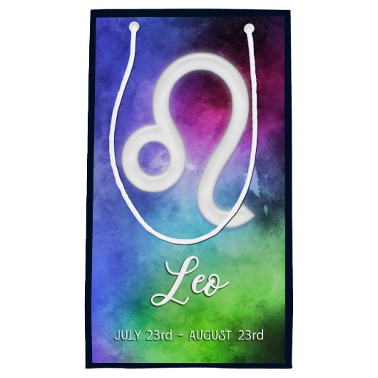〔占星術の〕十二宮図: Leo Dates スモールペーパーバッグ (正面)