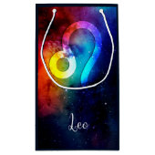 〔占星術の〕十二宮図: Leo Rainbow宇宙 スモールペーパーバッグ (裏面)