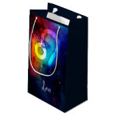 〔占星術の〕十二宮図: Leo Rainbow宇宙 スモールペーパーバッグ (裏面アングル)