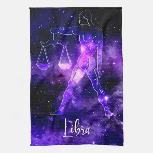 〔占星術の〕十二宮図: Libra キッチンタオル (縦)