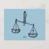 〔占星術の〕十二宮図: Libra, 1482 ポストカード (正面)