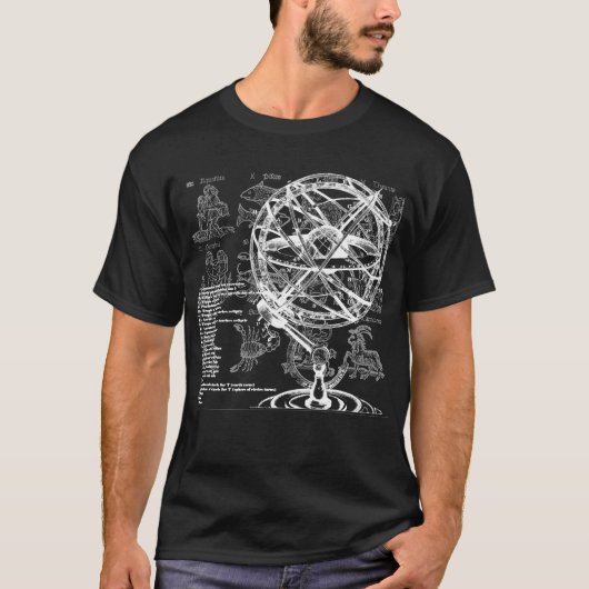 (占星術の)十二宮図 Tシャツ (正面)
