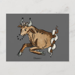 〔占星術の〕十二宮図: Taurus, 1482 ポストカード