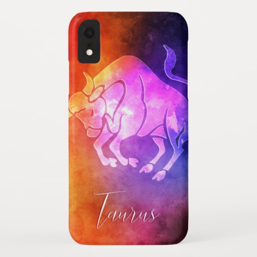 〔占星術の〕十二宮図: Taurus Candy Colors携帯電話カバー Case-Mate iPhoneケース (裏面)