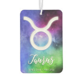 〔占星術の〕十二宮図: Taurus Dates カーエアーフレッシュナー (裏面)