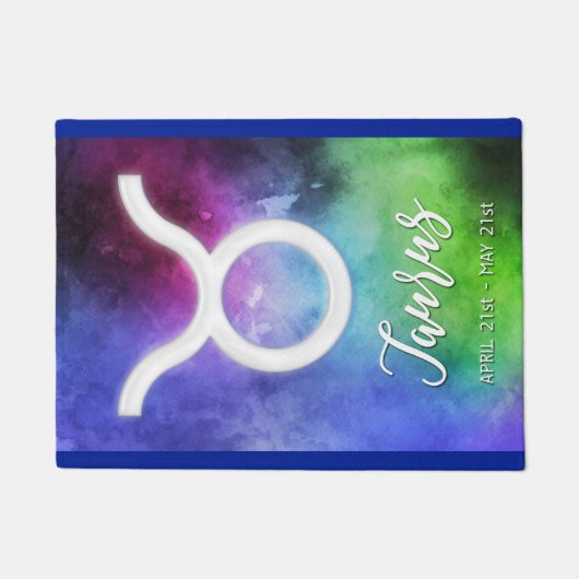 〔占星術の〕十二宮図: Taurus Dates ドアマット (正面)