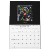 (占星術の)十二宮図CALANDER カレンダー (2月 2027)