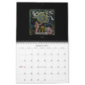(占星術の)十二宮図CALANDER カレンダー (3月 2027)